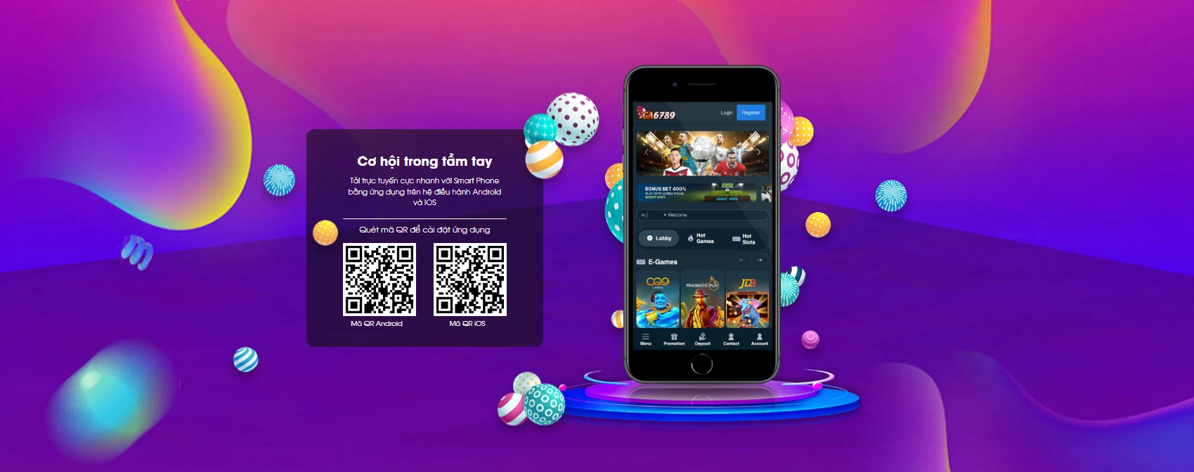 Hướng dẫn chi tiết cách tải app GA6789
