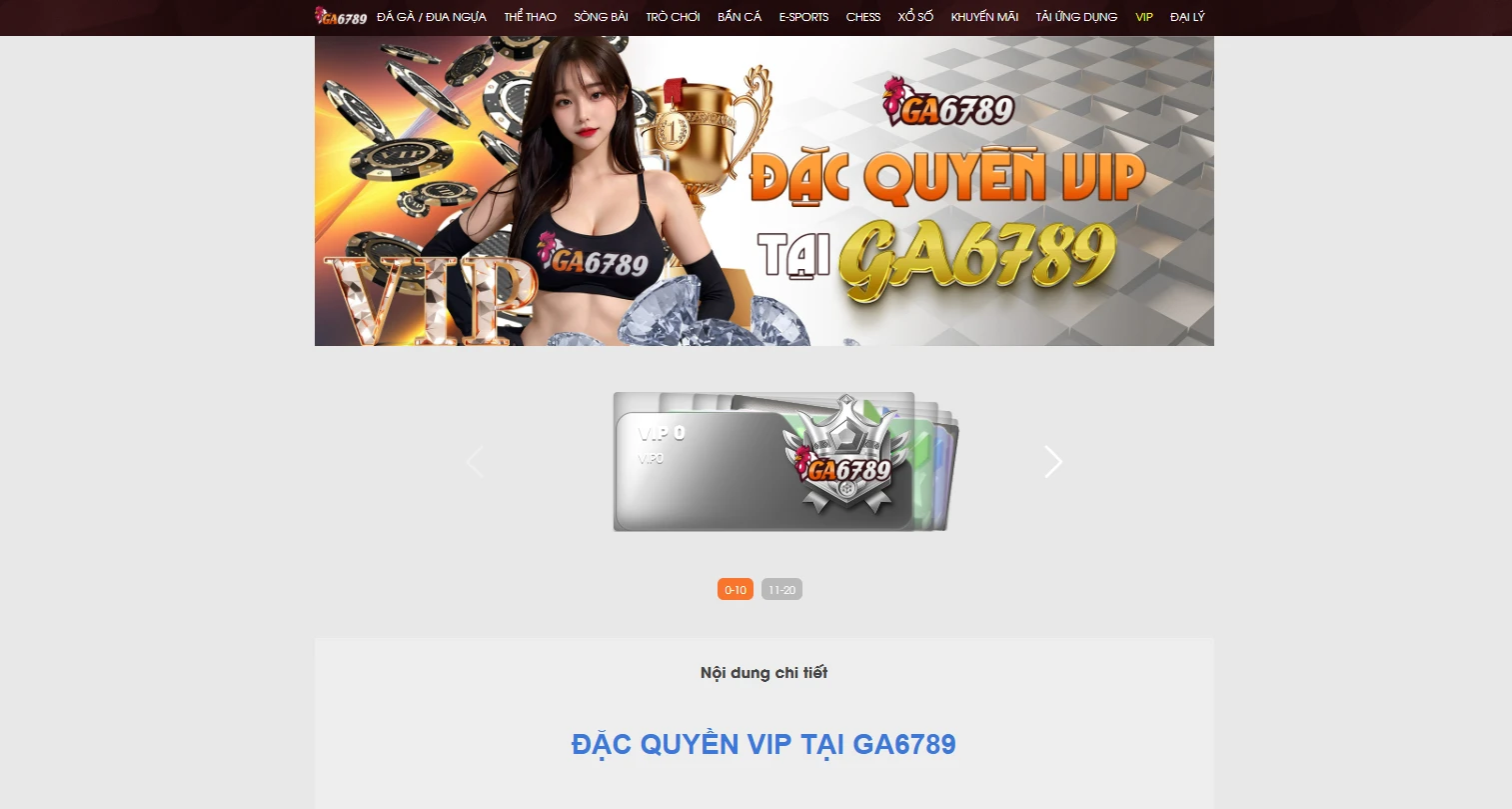 Khuyến mãi VIP tại GA6789